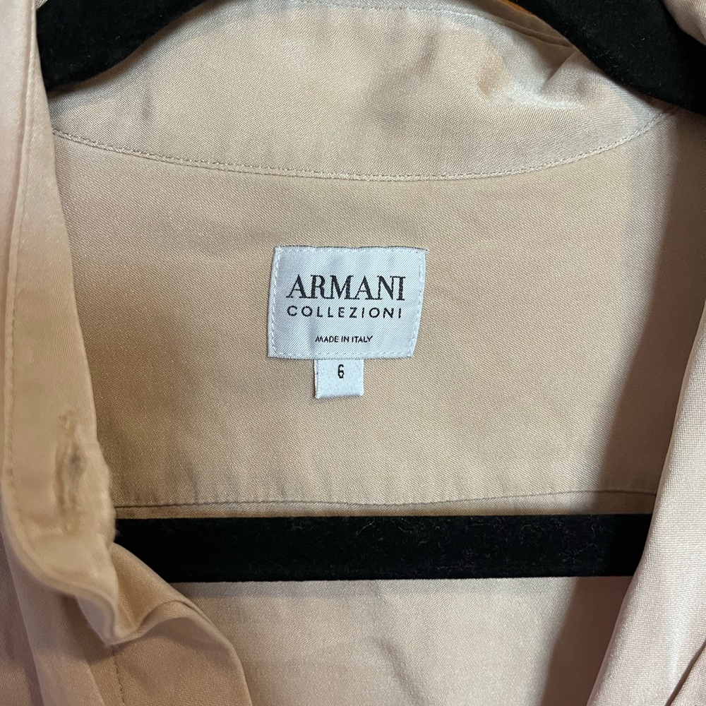 Vintage silk Armani blouse, size 6/S
